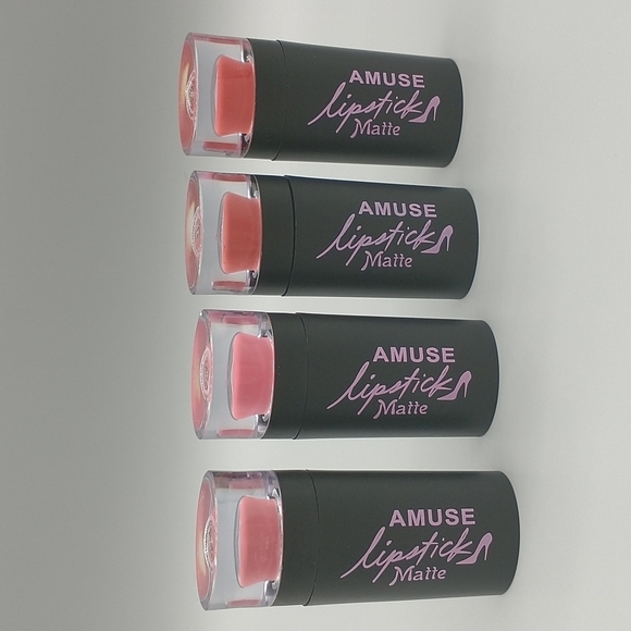 Amuse Matte Lipsticks Lip Colors Pink Shades - Picture 2 of 10